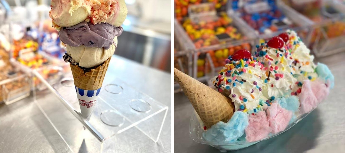 Route 160 Ice Cream Menu
