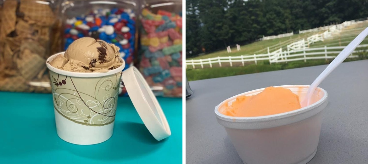 Route 160 Ice Cream Menu